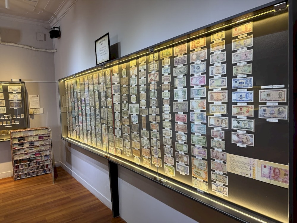 The collection of ancient Vietnamese currency